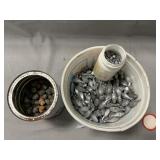 Lot Of Lead Mini Balls, Sinkers