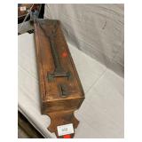 Antique Wooden Shoeshine Box