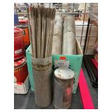 Box Lot With (6) Tubes Of Welding Rods