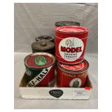Lot Of (8) Tobacco Tins