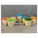 Mid Century Raffiaware Thermo Temp Mugs