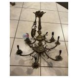 Vintage Brass Chandelier