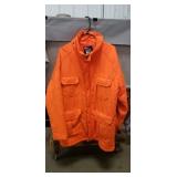 (1) Woolrich Orange Hunting Coat (Size Large)