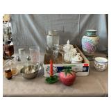 Assorted Glassware, Pottery, China
