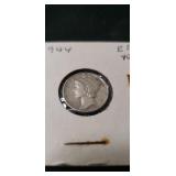 (1) 1944 Silver Mercury Dime