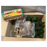Box Of Model Train Platform Accessories