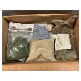 Box Of Model Train Display Landscaping Materials