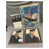 Vintage Calendar Top, Advertisung, Navy Portraits