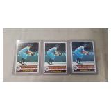 (3) 1979 George Brett Baseball Cards