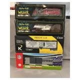 (4) O-Scale Model Train Freight Cars