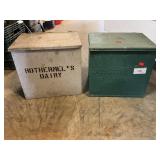Rothermelï¿½s Dairy, Painted Milk Boxes