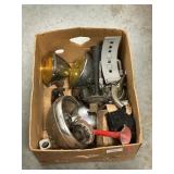 Box Lot Of Vintage Car Parts
