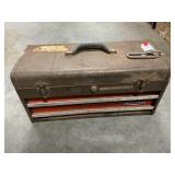 Craftsman 2-Drawer Metal Tool Box With Contents