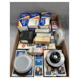 Lot Of Projector Lamps, Flash, Lens, Filter