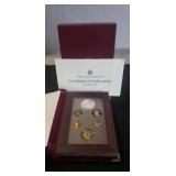 1988 U.S. Olympic Coin Set w/ COA