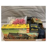 Tray Lot With Model Train Transformers,