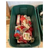 Tote With Christmas Decorations