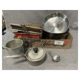 Portable Fishing Stools, Vintage Aluminumware