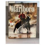 Metal Marlboro Advertising Sign