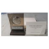 (1) Sterling Silver Proof "Home For Christmas" By