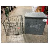 Wengertï¿½s Milk Box, Metal Milk Crate