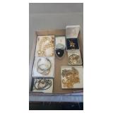 Tray Of Assorted Jewelry