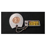 (1) 1964 "Good Luck Lincoln Penny (Valley Forge)