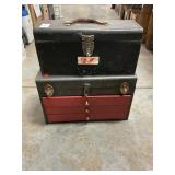 (2) Metal Toolboxes