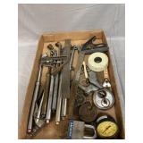 Lot With Levels, Air Pressure Guages, Locks &