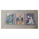 (3) Baseball Cards