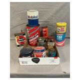 Lot Of Vintage Automotive Products Tins
