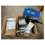 Box Lot With Paint Sprayer, Gutter &  Path Lights