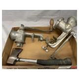 Vintage Meat Grnders, Hatchet