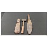 Antique Handmade Powder, Shot Bags & Powder