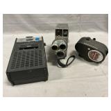Vintage DeJur, Bell & Howell mm Cameras, GE