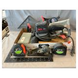 Skil Orbit Sander, Plane, Tape Measures & Asst.