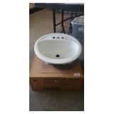 Steel Lavatory Sink (19" Diameter)