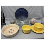 Pyrex Bowl Set, Mikasa Plate, Mug & Bowl