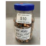 (9 1/2) Lbs. Of .44 Magnum 200 Gr. Flat Point