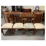 Table Set with Six (6) Chairs and Leaves