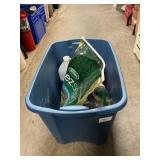 Tote With Scottï¿½s Grass Seed, Windshield Washer