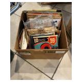 Box Lot Of Vintage 45 & 78 Records, Childrenï¿½s,