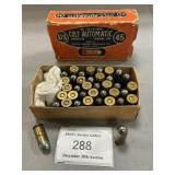 (37) Rounds Of Vintage U.S. Colt .45 Ammo