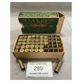 Vintage S & W .38 Special Dog Bone Box W/35 Brass