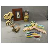 Vintage Snoopy Radio, Toddler Hangers & Clothes