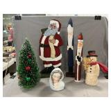 Christmas Decor, Vintage Planter