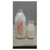 (2) Milk Bottles (Bergman