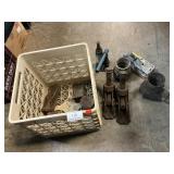 Milk Crate With Snow Shoe Assemblies