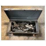 Tool Box With Large Assortment Of Wrenches