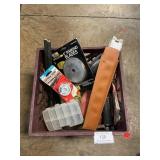 Milk Crate With Asst. Tools, Parts, Hardware,